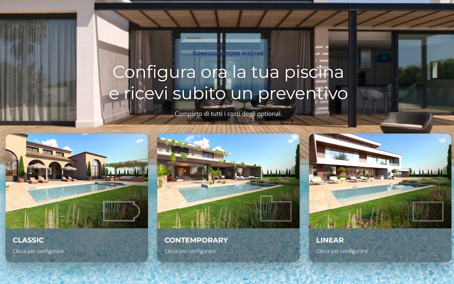 Configura la tua piscina